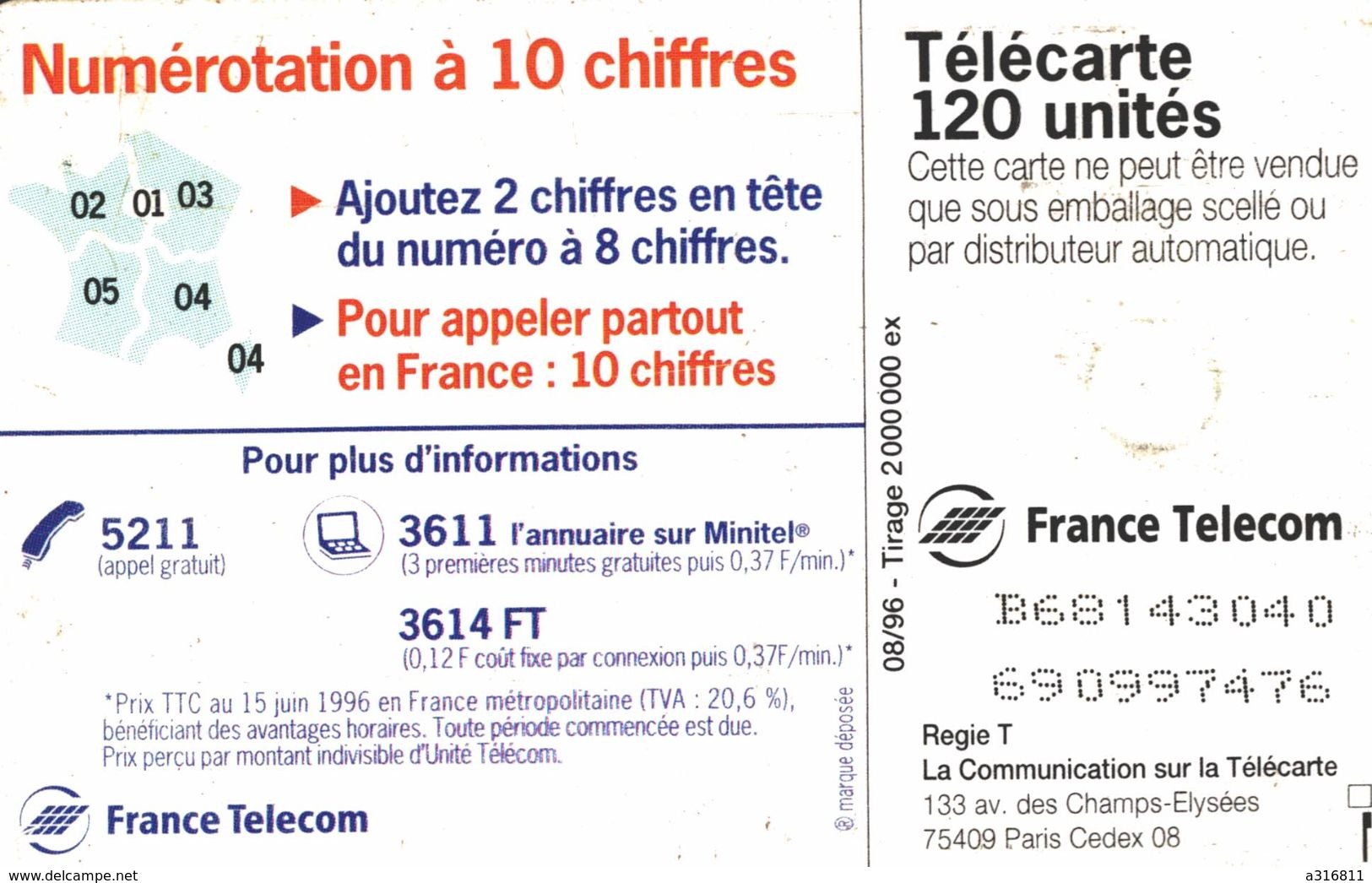 FRANCE TELECOM - 120 Unità