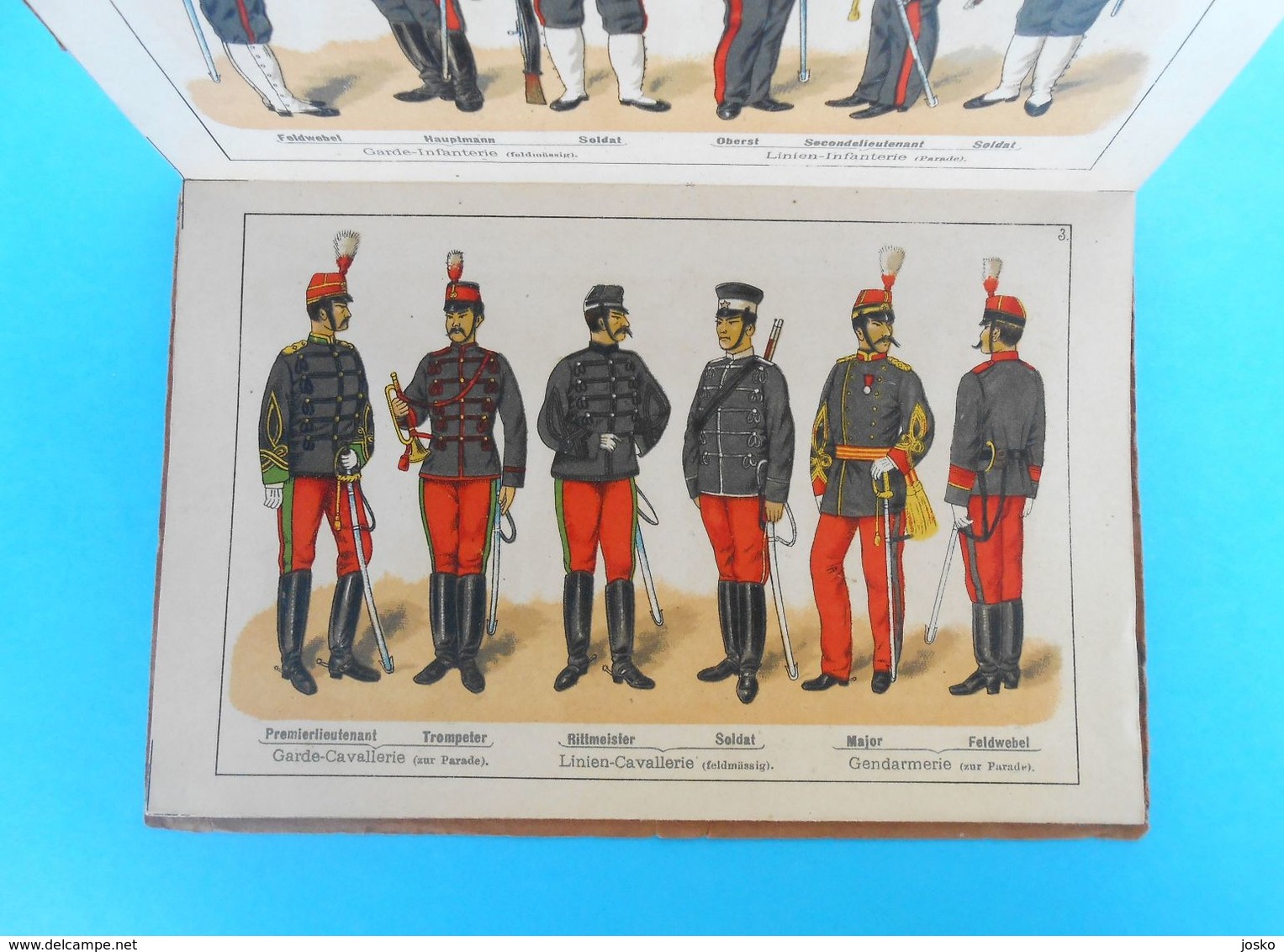 JAPAN ARMY - Beautifull Original Vintage Book ( With Lithographic Images ) Issued 1895. In Germany RRRR - Other & Unclassified