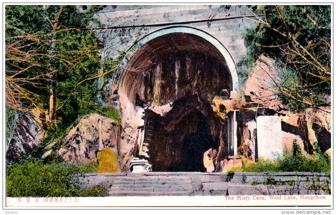 CHINE - The Misty Cave, West Lake, HANGCHOW - China