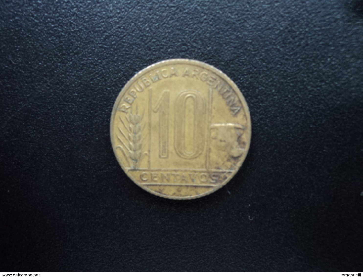 ARGENTINE : 10 CENTAVOS  1949  KM 41  TB+ - Argentine