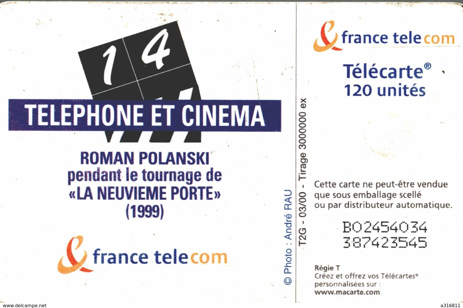 FRANCE TELECOM - 120 Unités 