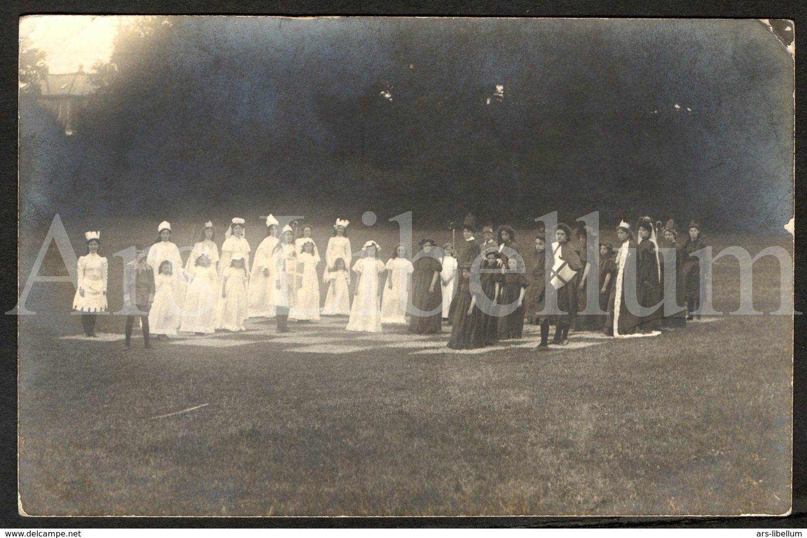 Photo Postcard / Foto / Photograph / Children / Enfants / Voorstelling / Show / A Play / England / Unused - Fotografía