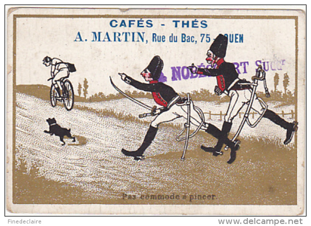 Chromo - Cafés, Thés, A. Martin, Rouen - Pas Commode à Pincer - Thee & Koffie