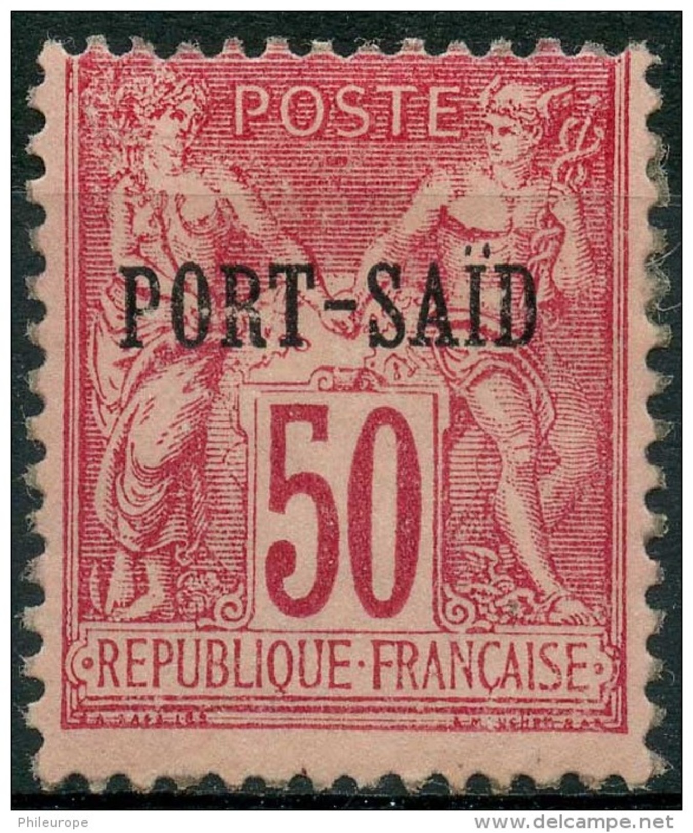 Port-Said (1899) N 15 * (charniere) - Neufs