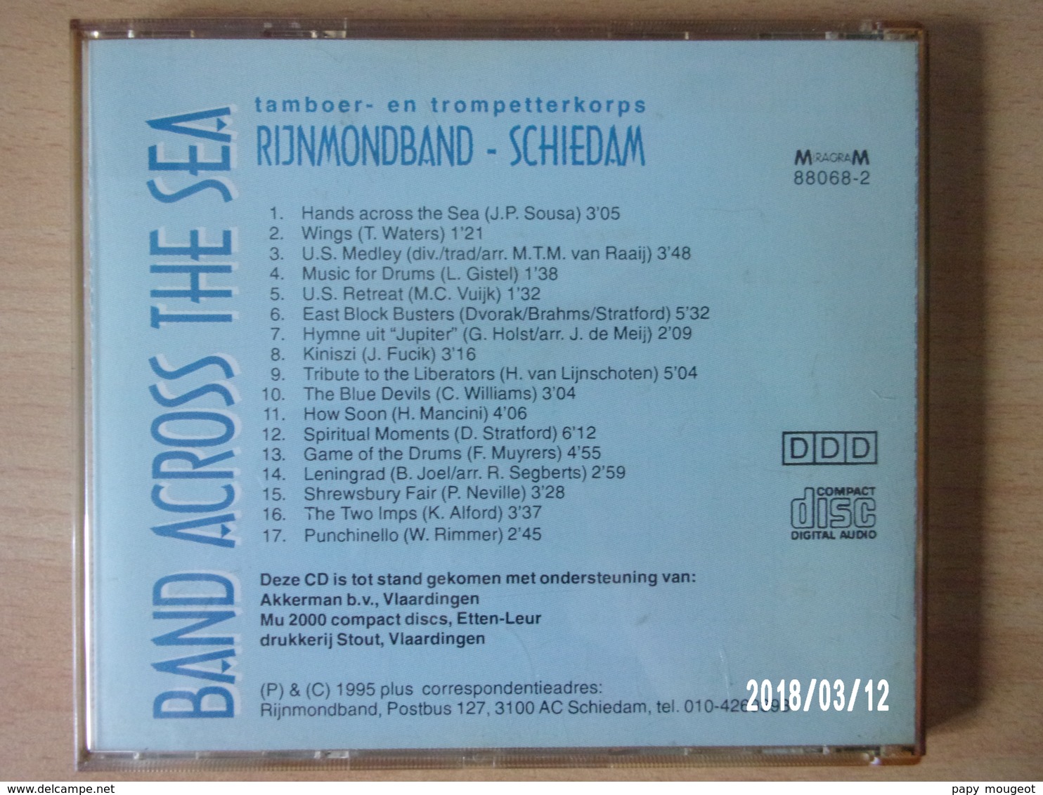 Band Across The Sea - Rijnmondband Schiedam - Altri - Fiamminga
