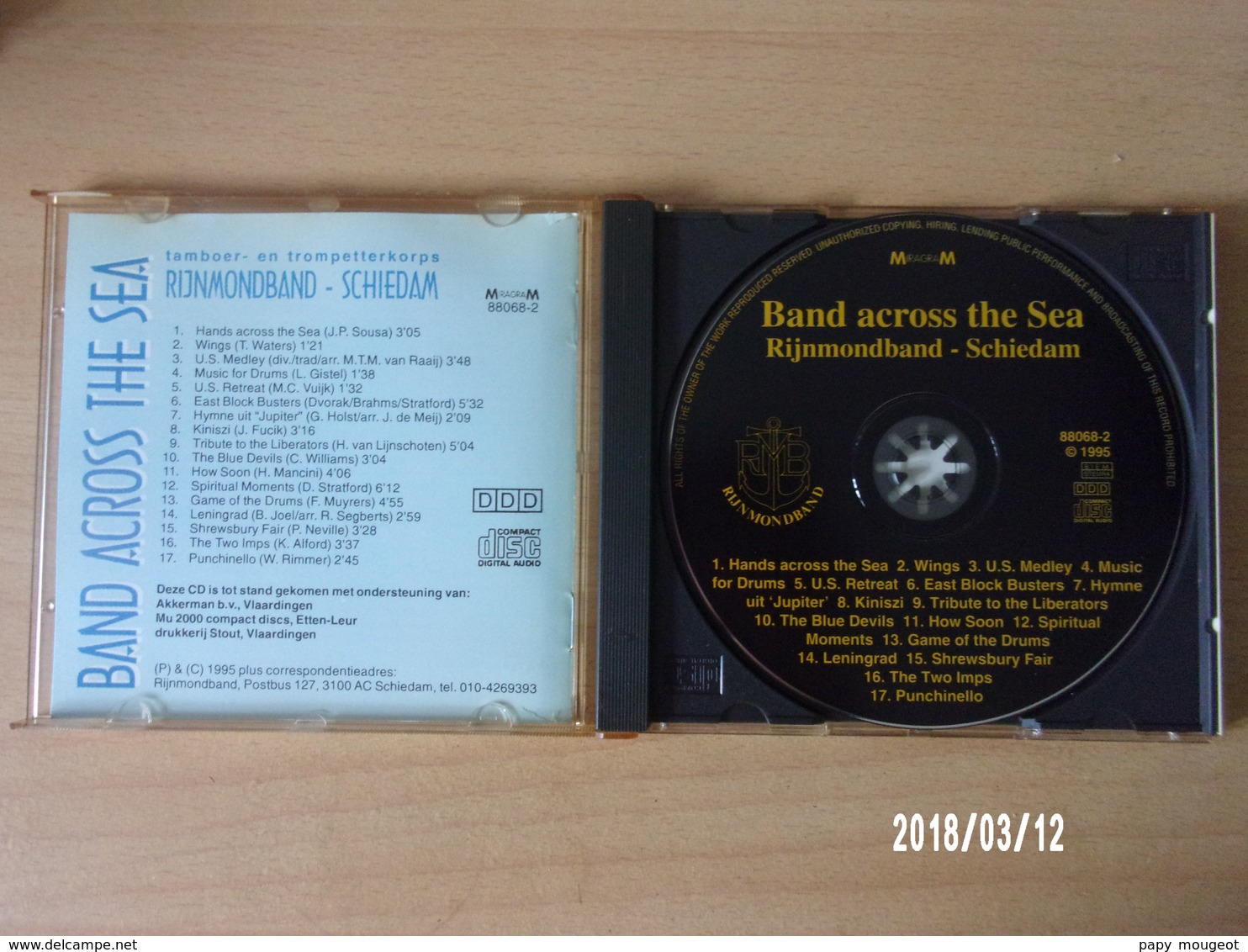 Band Across The Sea - Rijnmondband Schiedam - Altri - Fiamminga