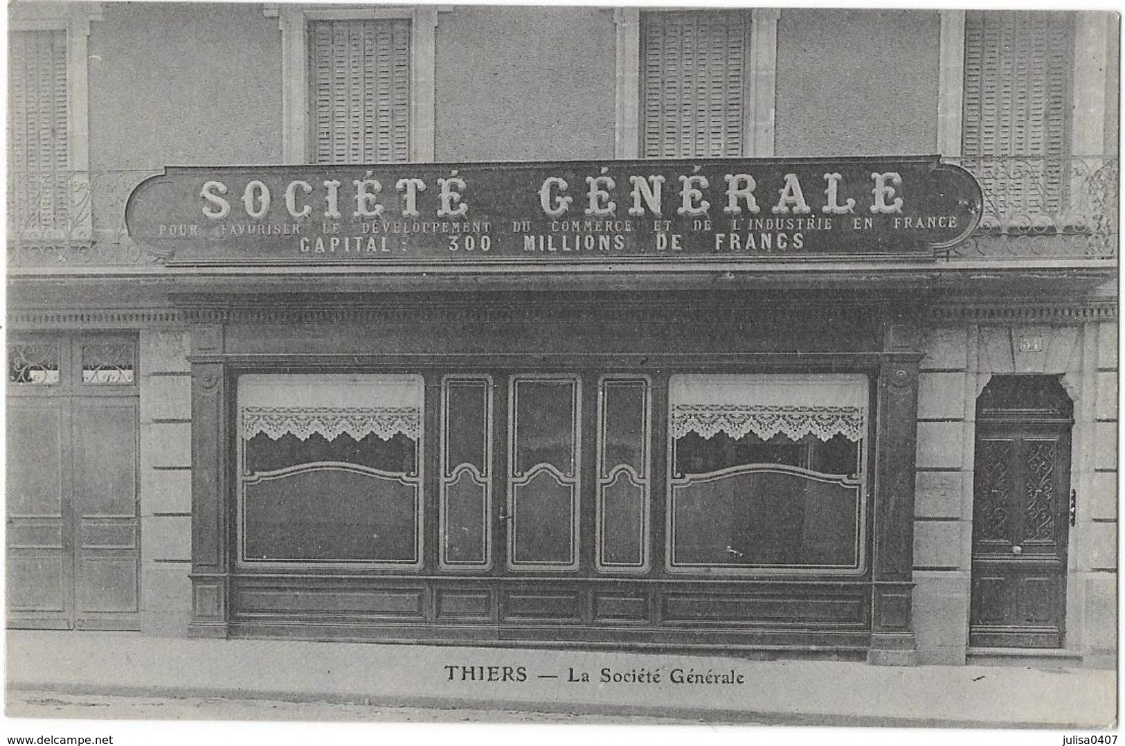 THIERS (63) Devanture De La Société Générale - Thiers