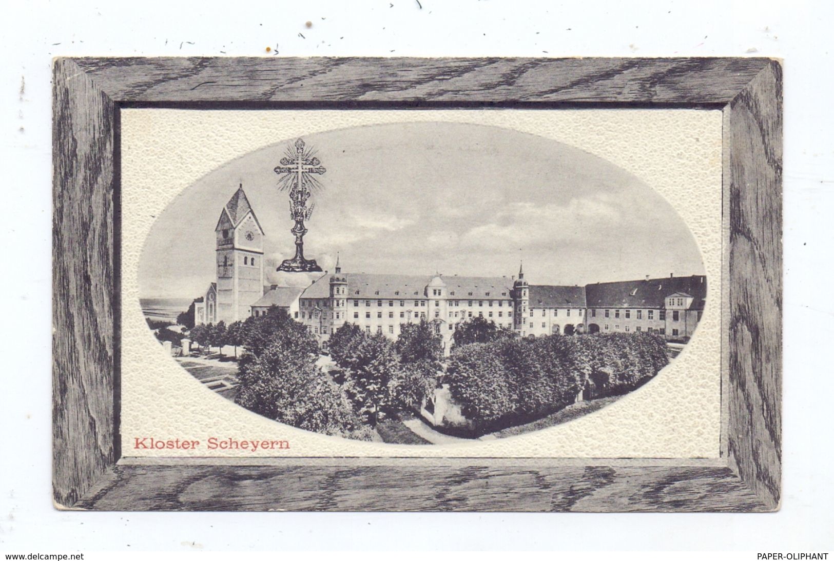 8069 SCHEYERN, Kloster Im Passepartoutrahmen, Kl. Knick - Pfaffenhofen