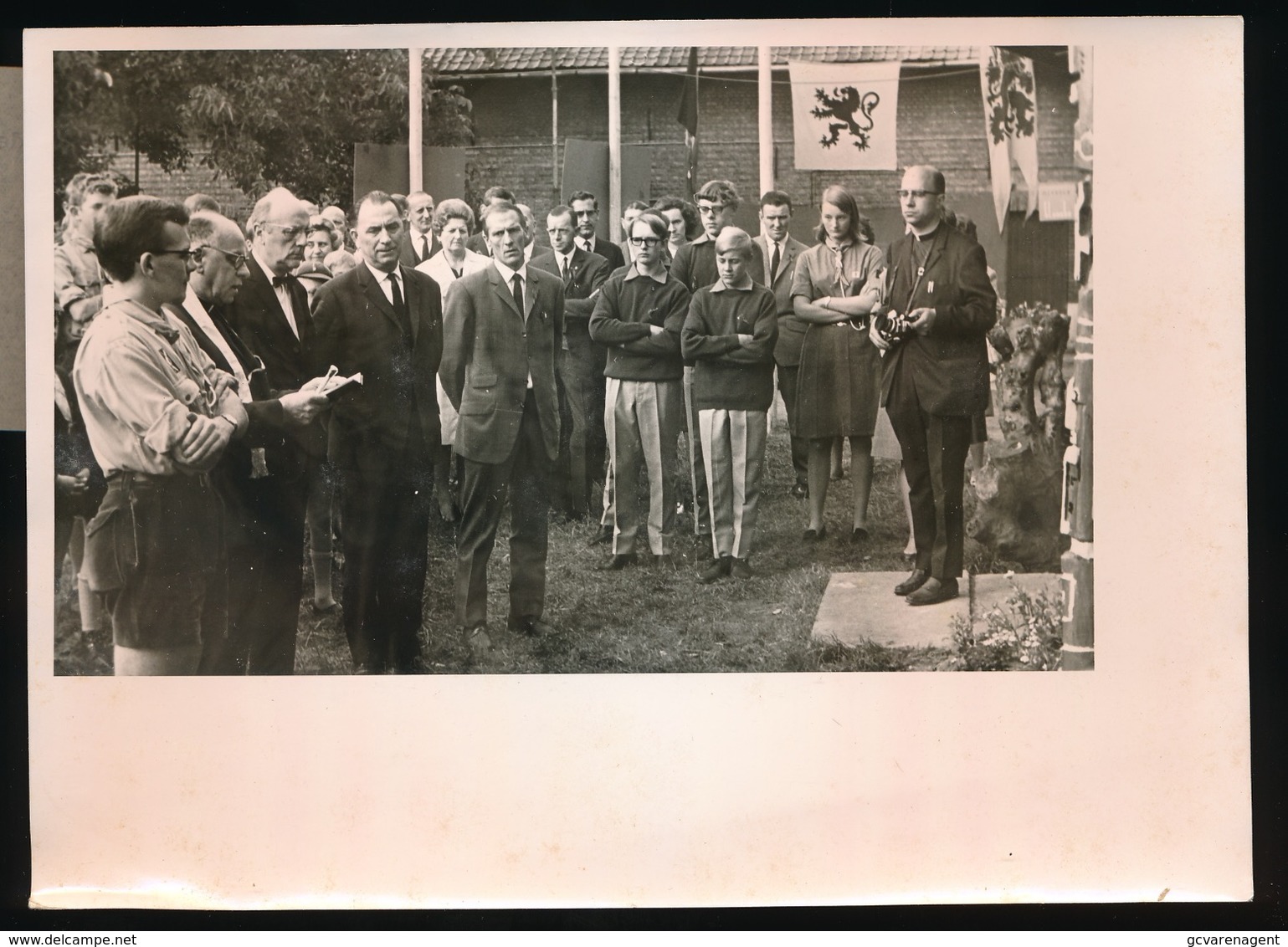 SINT AMANDSBERG   FOTO 18 X 13 CM - ST.JORISFEESTEN INGEZET MET INWIJDING BLOKHUT - Gent