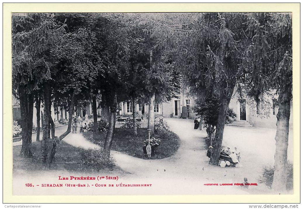 X31052 SIRADAN (31) Cours De L'Etablissement 1910s à THURON De Montréjeau- 1er Série LABOUCHE 186 Haute-Garonne - Autres & Non Classés