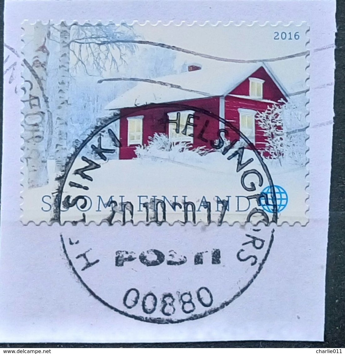 WINTER HOUSE-POSTMARK HELSINKI-FINLAND-2016 - Oblitérés