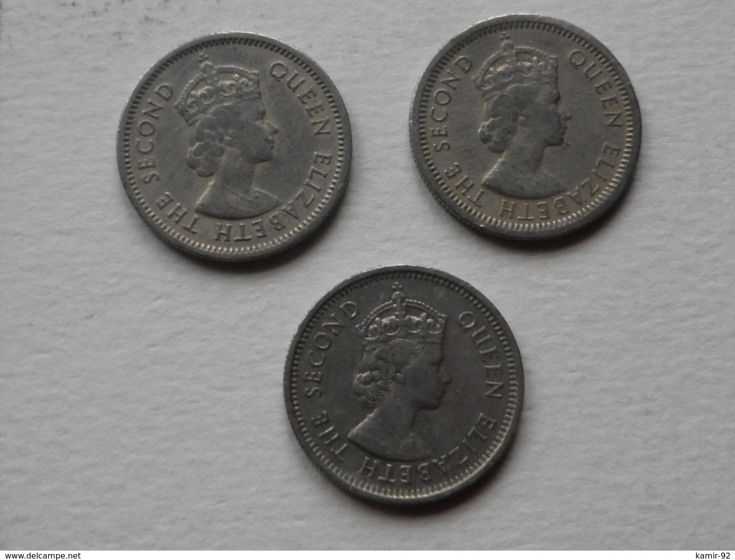 Caraibes 10 Cents  1955 -59-65      Km#5   Cupronickel  TTB   DATE AU CHOIX - Caraibi Britannici (Territori)