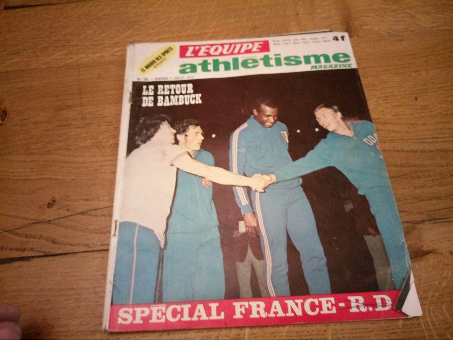 149/ L EQUIPE ATHLETISME MAGAZINE N° 39 1972 - Sport