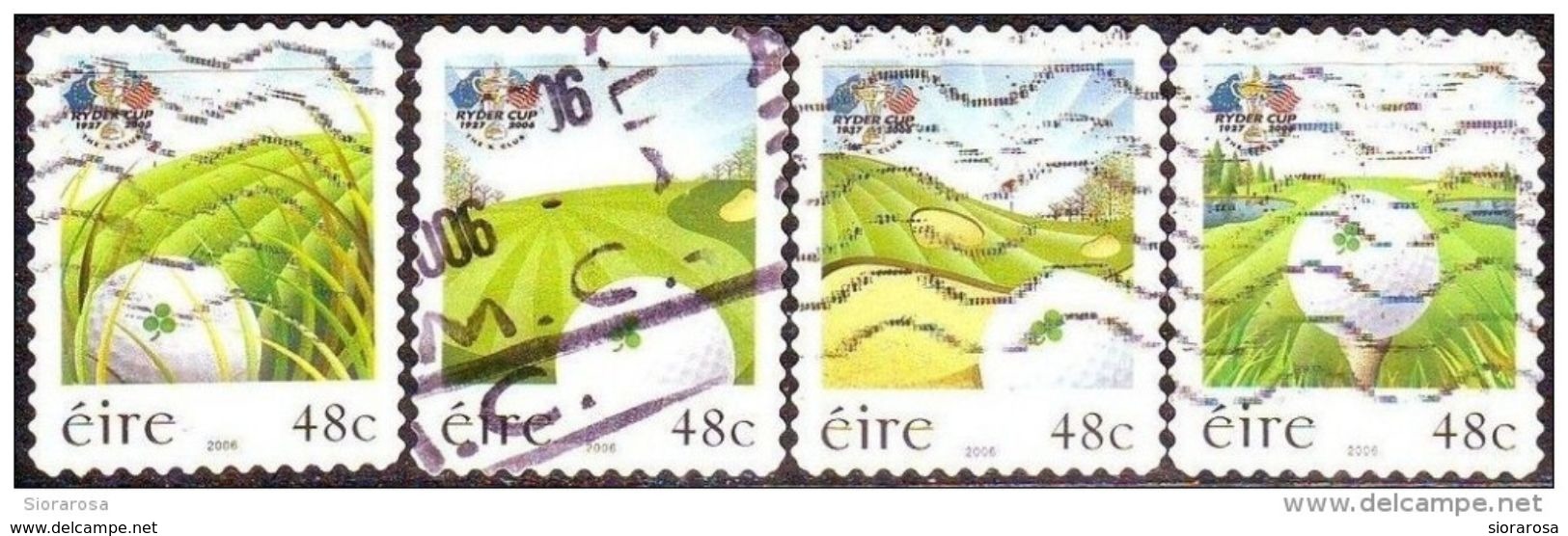 Irlanda 2006 Sc. 1678 Ryder Cup Golf Tournament Straffan  Self-Adhesive Eire Ireland - Usati