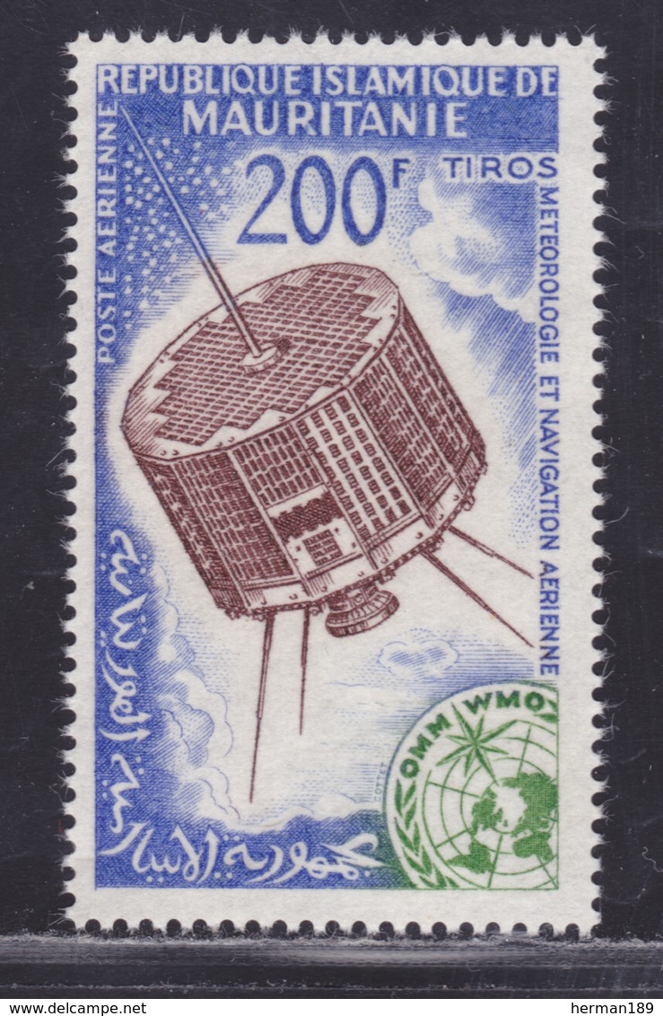 MAURITANIE AERIENS N°   30 ** MNH Neuf Sans Charnière, TB  (D5810) Cosmos, Satellite Tiros - Mauritania (1960-...)