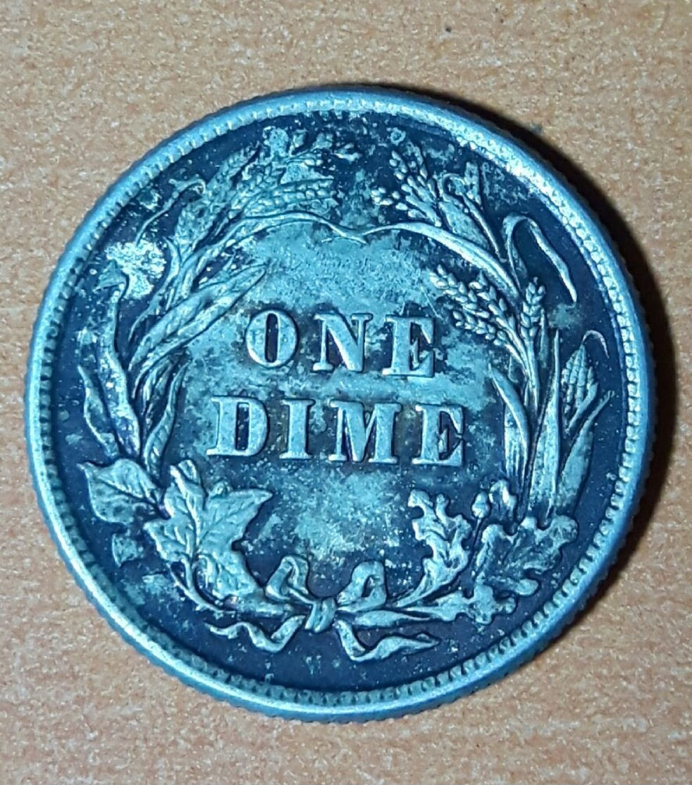 1912 USA Barber Silver Dime - 1892-1916: Barber