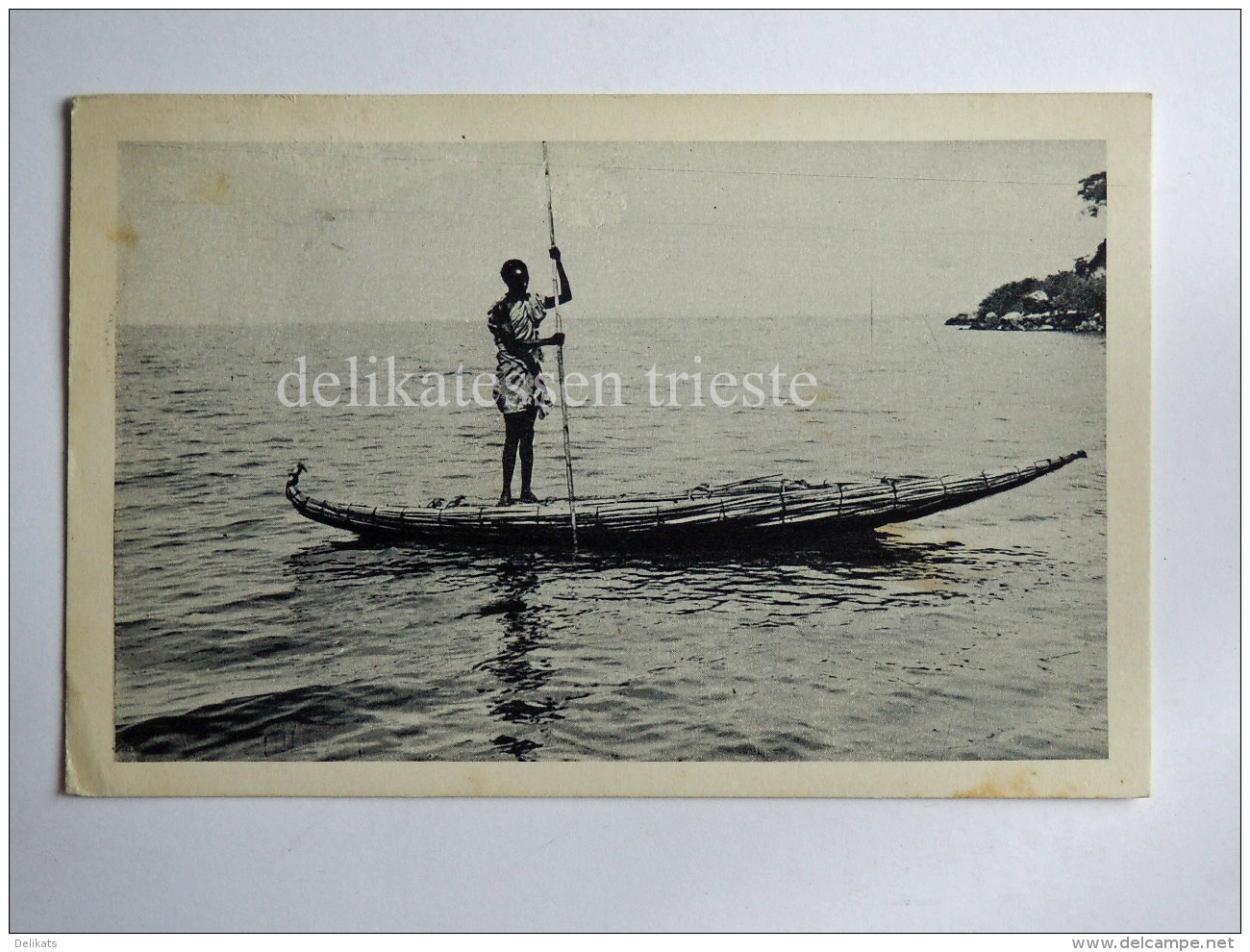 ERITREA Ä’rtra Colonie Coloniale AOI Fisherman Boat AK Old Postcard Posta Militare - Erythrée