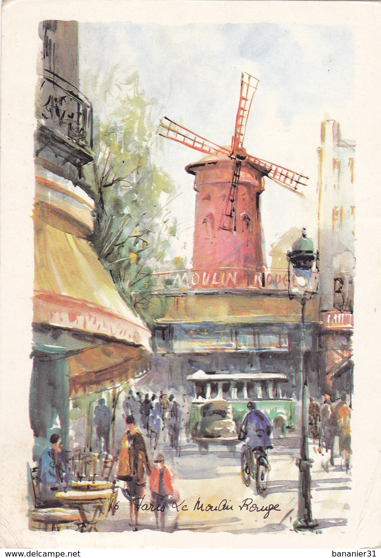 PARIS - Le Moulin Rouge - Edition Art Pictural En 1973 - Autres Monuments, édifices