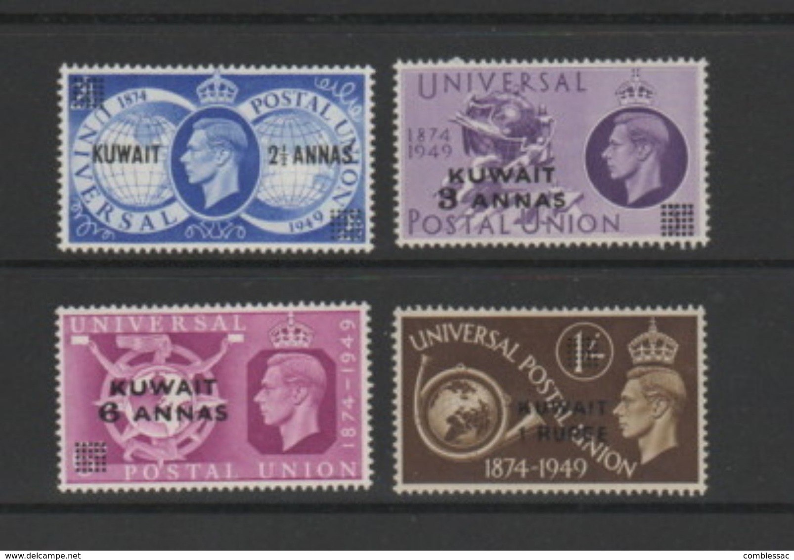 KUWAIT    1949    U P U     Set  Of  4    MNH - Kuwait