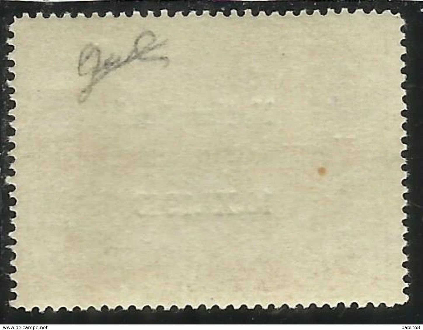 MONTENEGRO TEDESCA  CETTIGNE 1943 SERTO DELLA MONTAGNA SOPRASTAMPATO POSTA AEREA AIR MAIL 2 LIRE MNH FIRMATO SIGNED - Occup. Tedesca: Montenegro