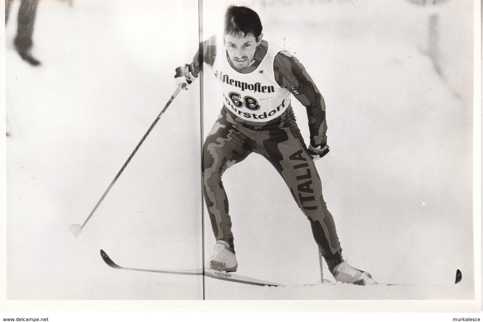 1614   OBERSTDORF    FOTO    18 X 12  CM  WETTER AUF SKIFAHREN - Sports D'hiver