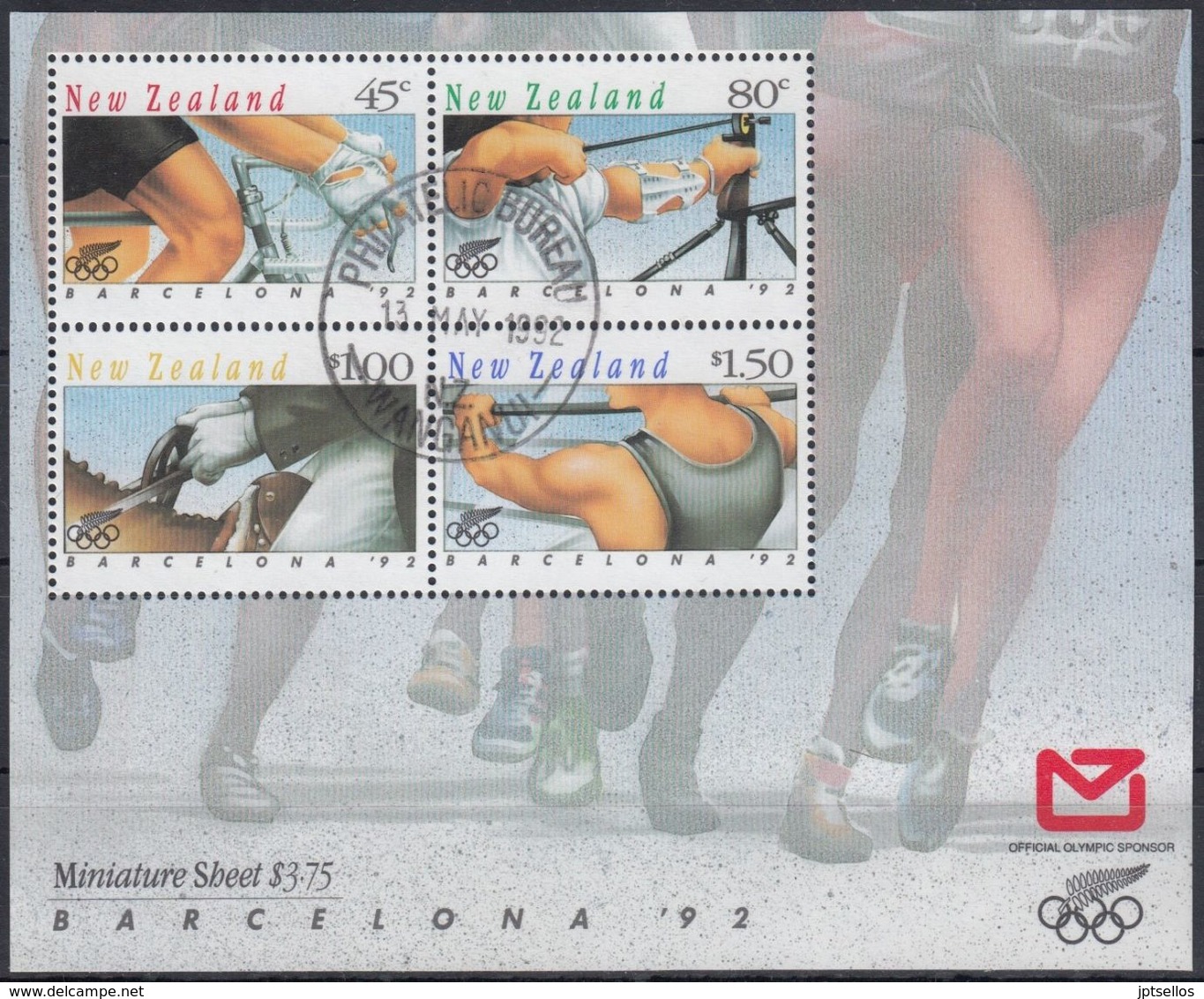 NUEVA ZELANDA 1992 Nº HB-82 USAD0 - Blocs-feuillets