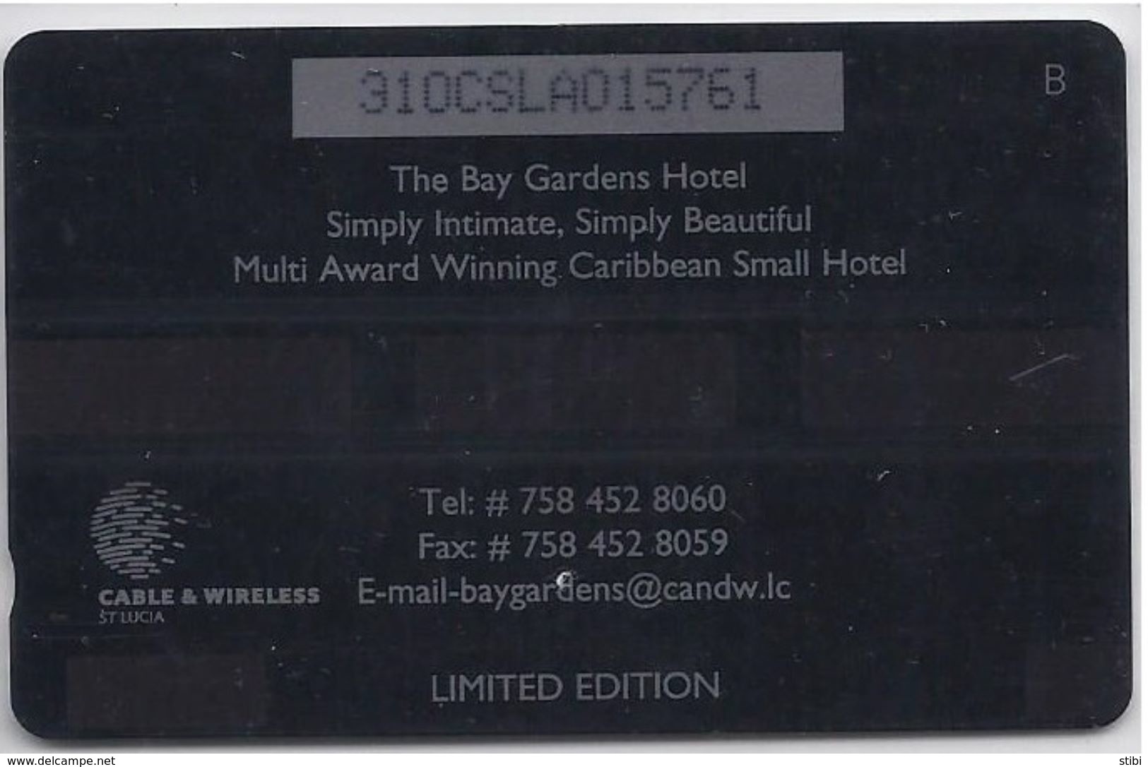 SAINT LUCIA - THE BAY GARDENS HOTEL - 310CSLA - Sainte Lucie