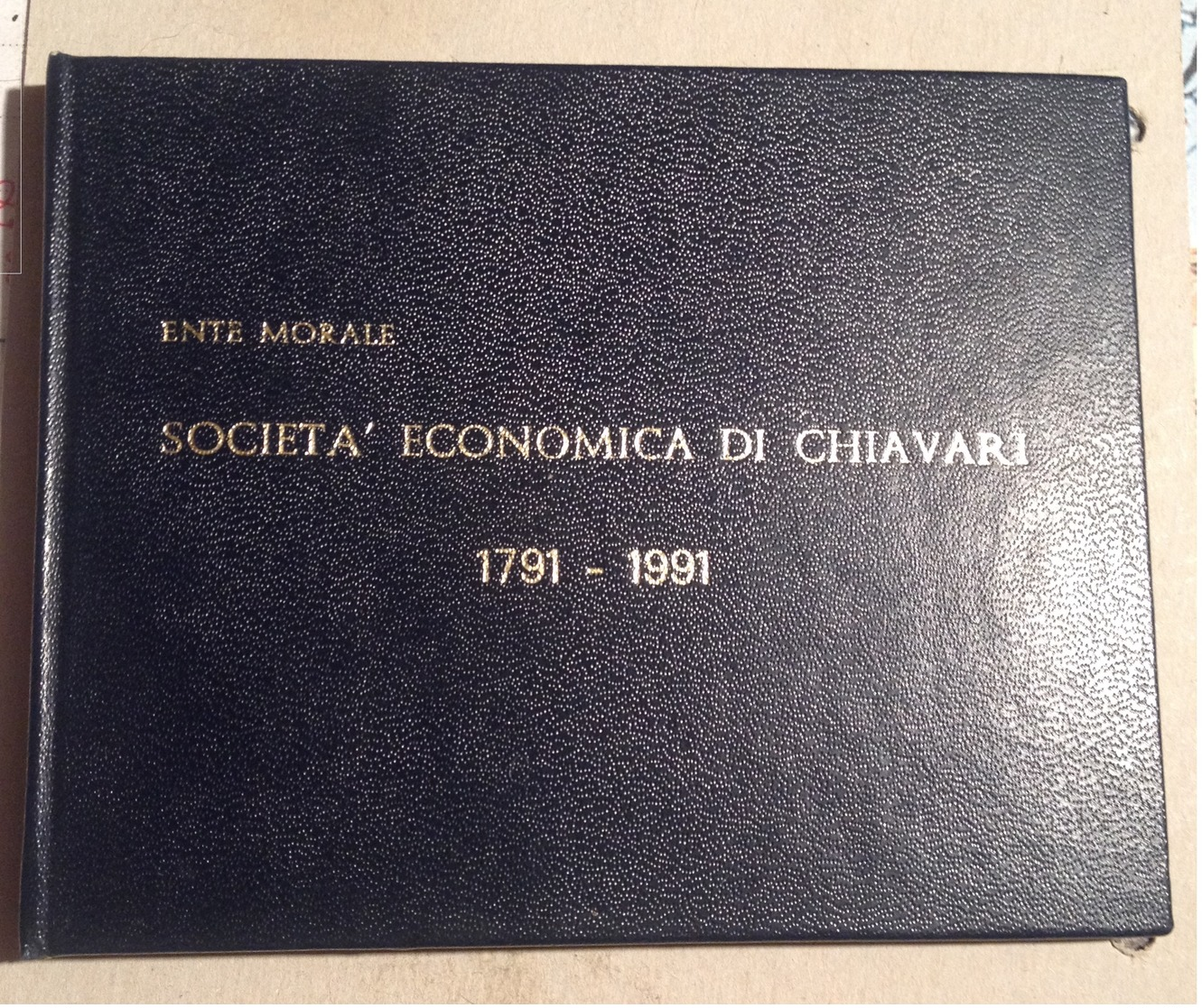 TOKEN JETON GETTONE MEDAGLIA SOCIETA ECONOMICA DI CHIAVARI 1991 F.D.C. - Noodgeld