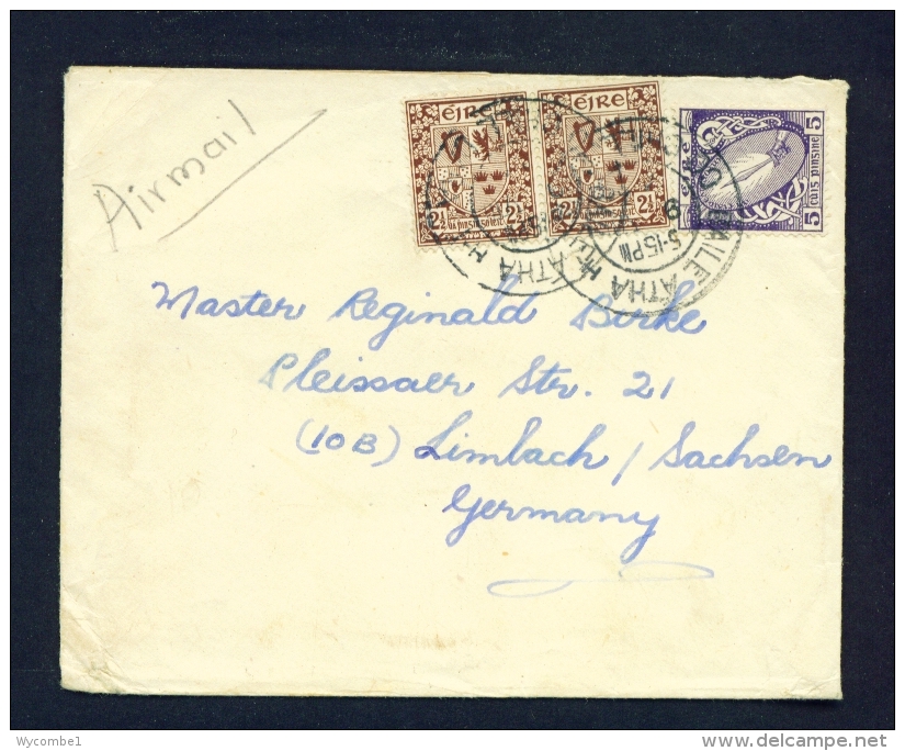IRELAND  -  Airmail Cover To Germany - Unable To Read Year Mailed - Airmail