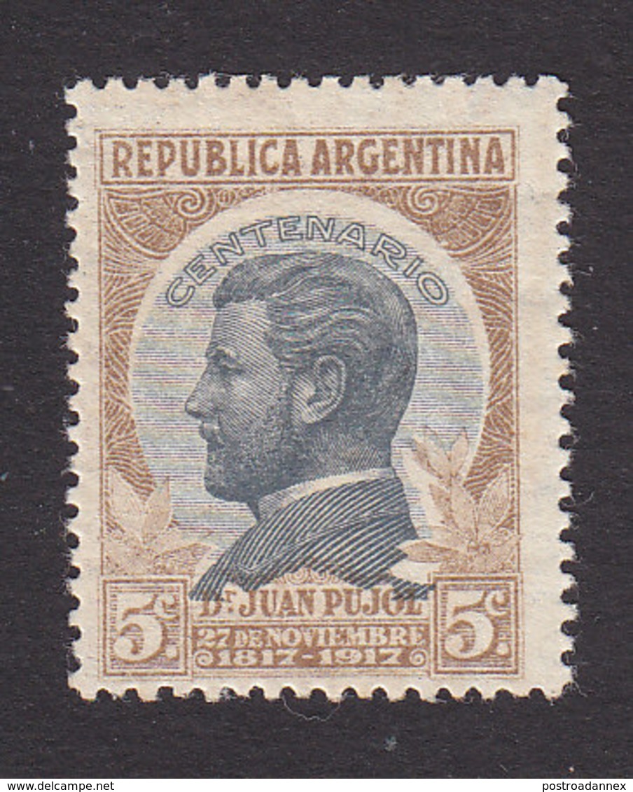 Argentina, Scott #247, Mint Hinged, Pujol, Issued 1918 - Unused Stamps