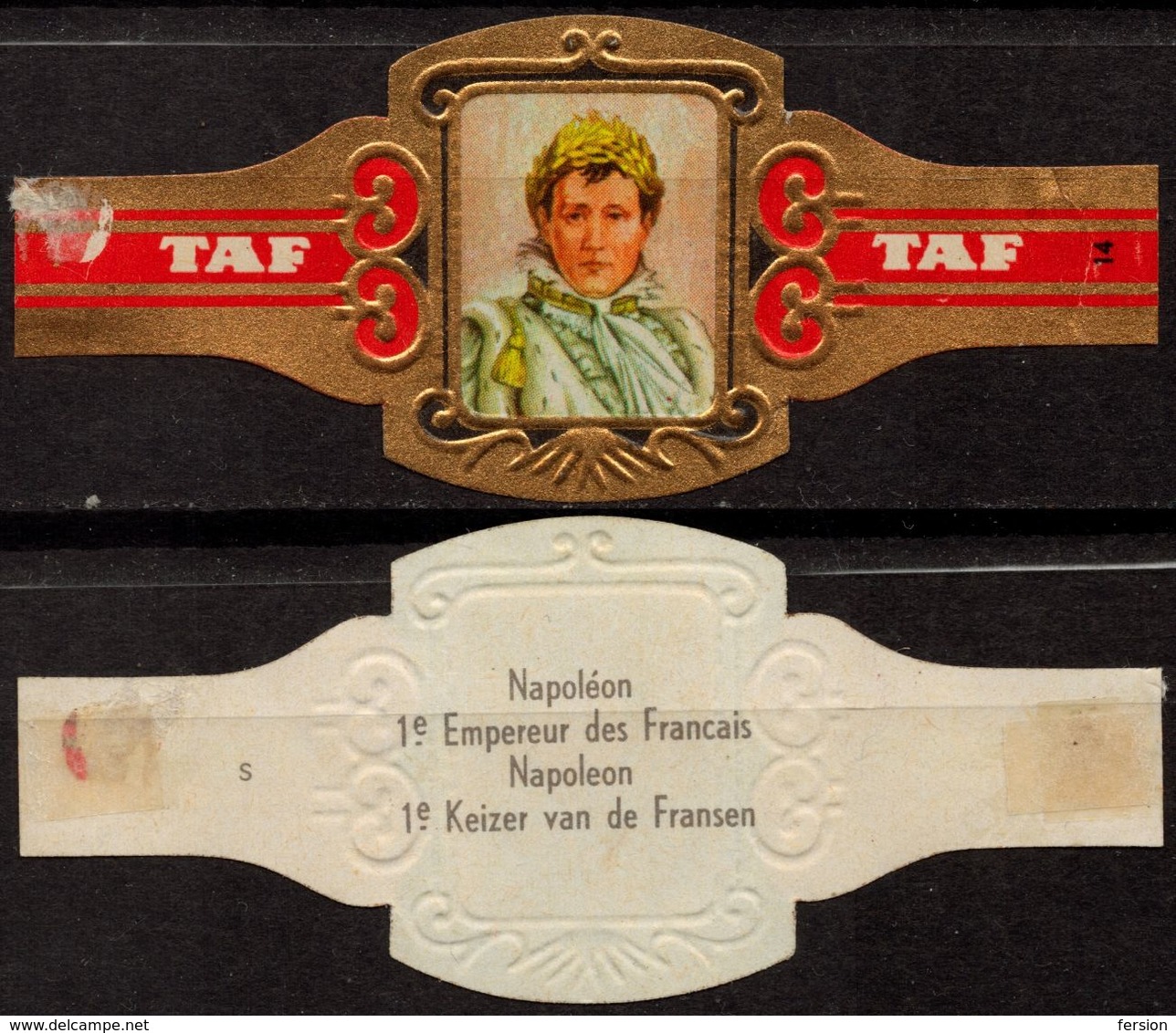 EMPEROR Napoleon - Belgium Belgique - TAF - CIGAR CIGARS Label Vignette - Labels