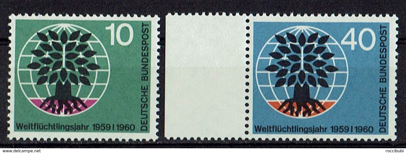 BRD 1960 // 326/327 ** Weltflüchtlingsjahr - Neufs