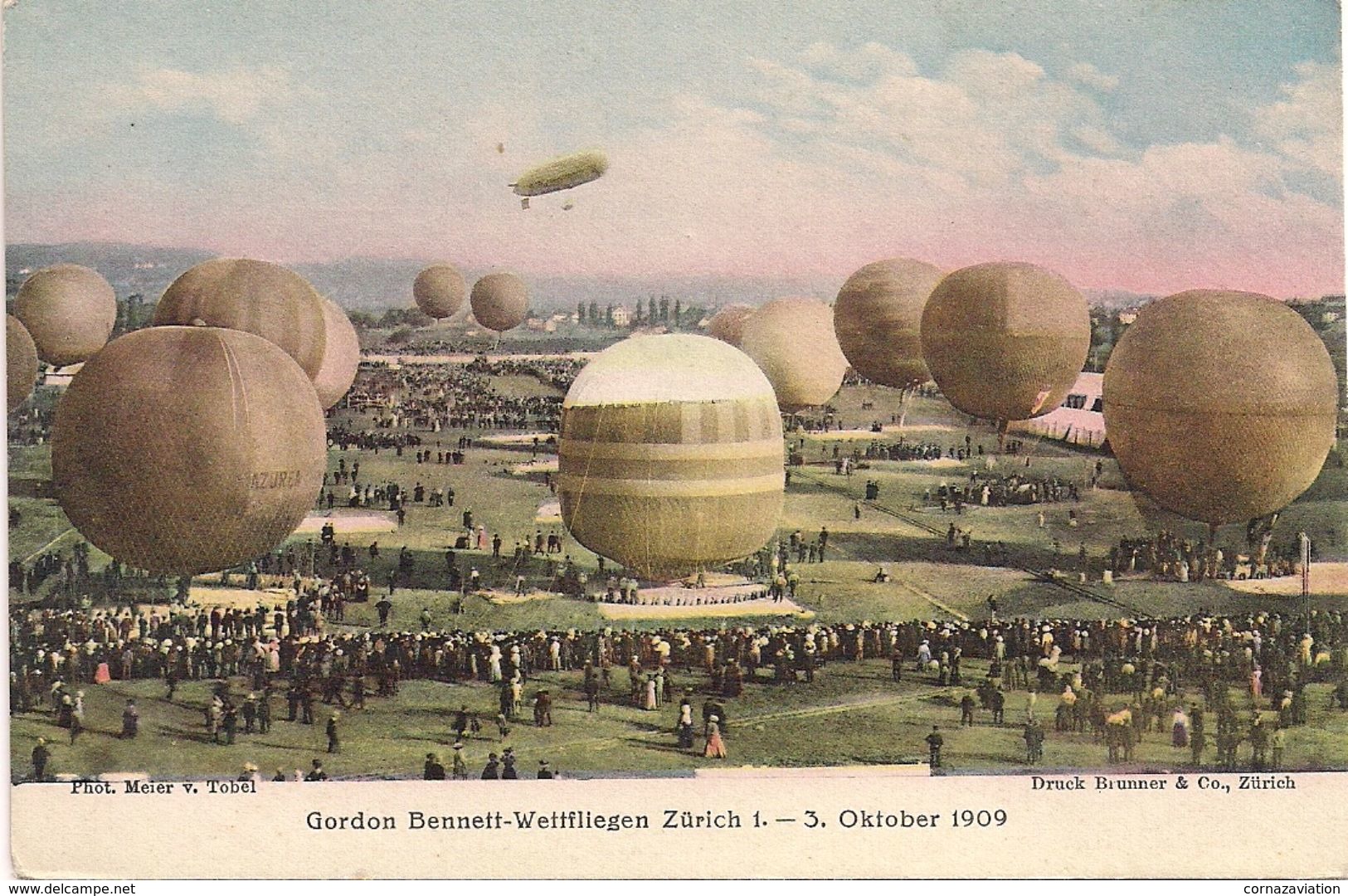 Zürich - Gordon-Bennett - 1909 - Montgolfières