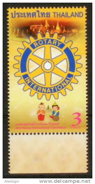 THAILAND 2012 MNH** - Rotary International - Mi 3204 - Rotary, Lions Club