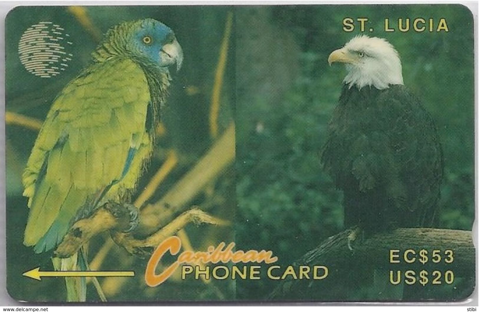 SAINT LUCIA - PARROT AND EAGLE - 11CSLA - Saint Lucia