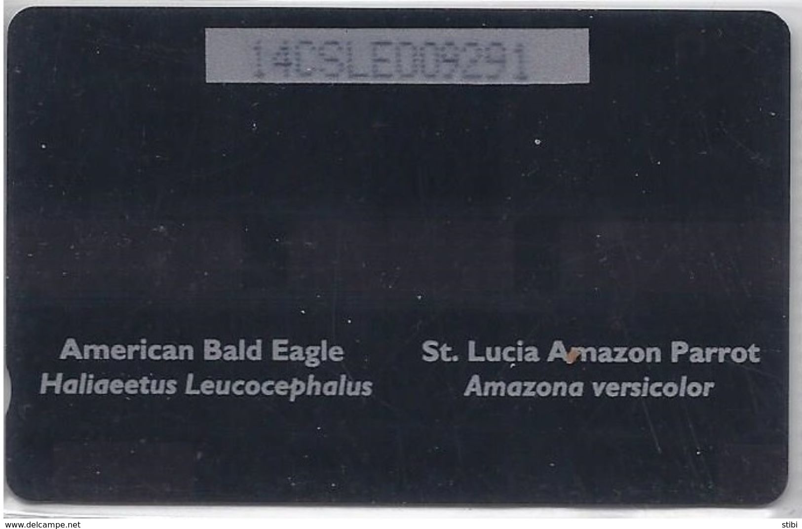 SAINT LUCIA - PARROT AND EAGLE - 14CSLE - Santa Lucia