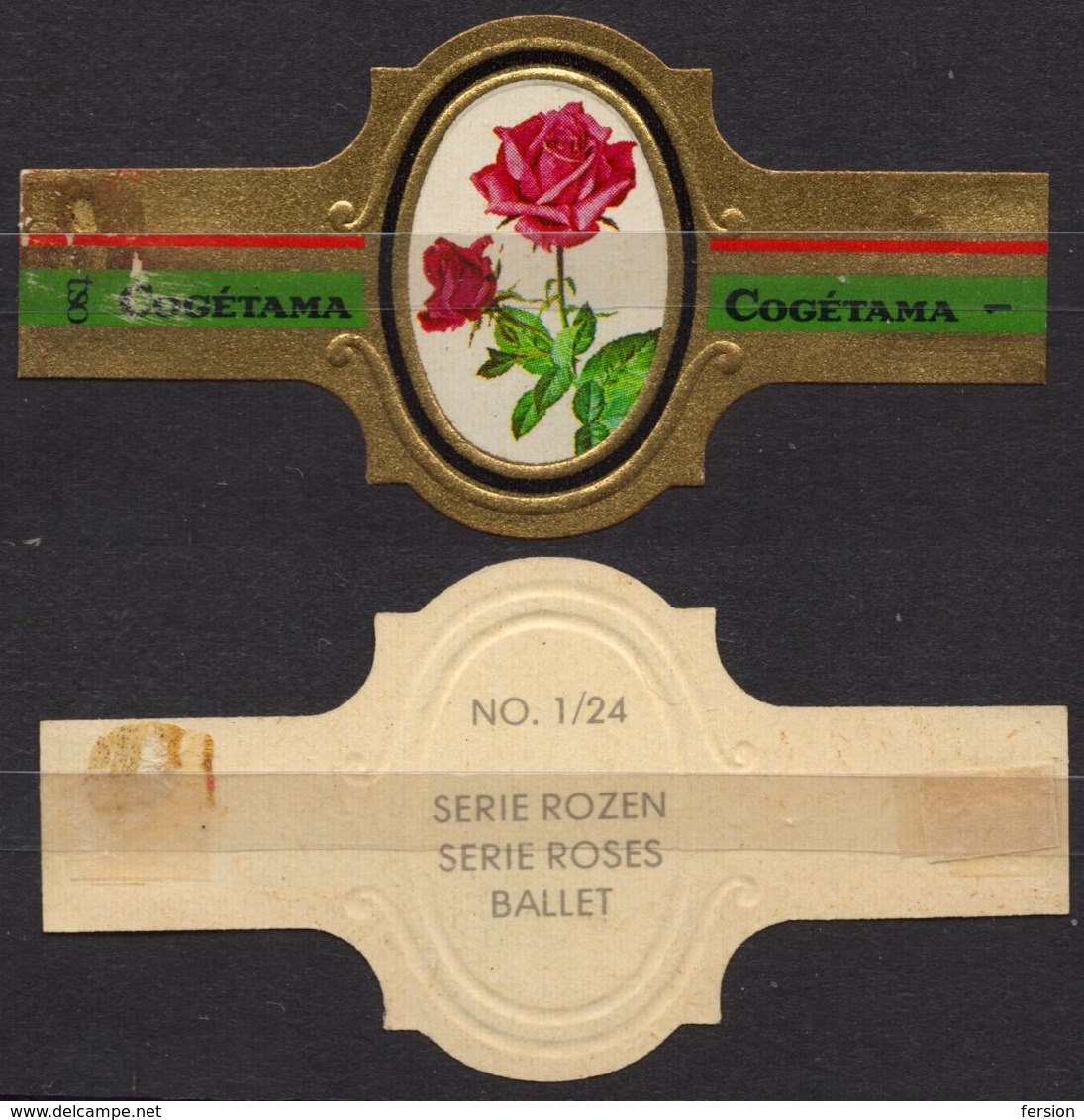 BALLET - ROSE ROSES - Netherlands Holland / Cogétama / CIGAR CIGARS Label Vignette - Etiquetas