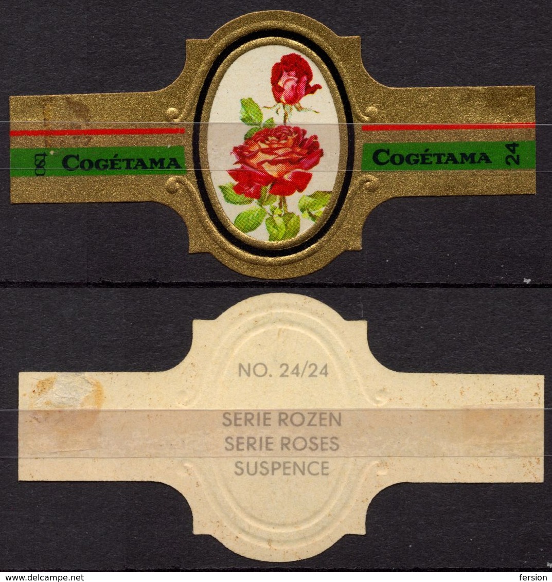 Suspence - ROSE ROSES - Netherlands Holland / Cogétama / CIGAR CIGARS Label Vignette - Etiketten