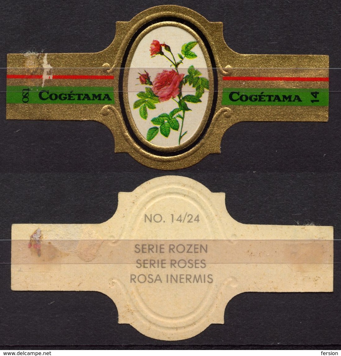 Inermis - ROSE ROSES - Netherlands Holland / Cogétama / CIGAR CIGARS Label Vignette - Etiquetas