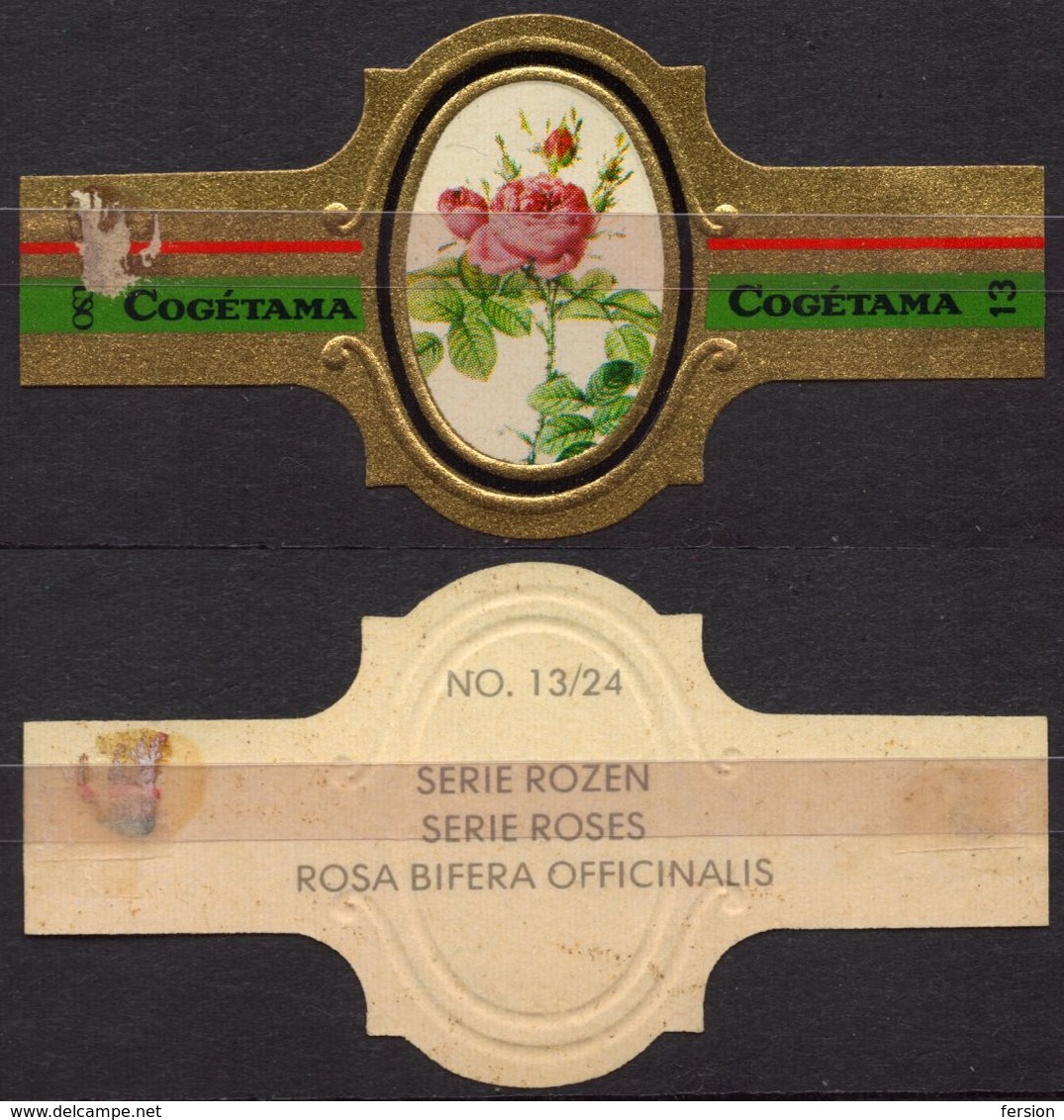 Bifera - ROSE ROSES - Netherlands Holland / Cogétama / CIGAR CIGARS Label Vignette - Etiketten