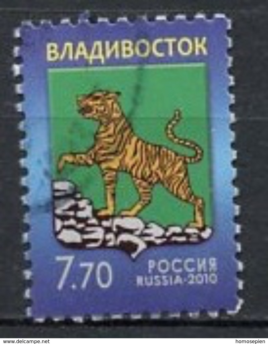 Russie - Russia - Russland 2010 Y&T N°7187 - Michel N°1670 (o) - 7,70r Armoirie De Vladivostok - Used Stamps