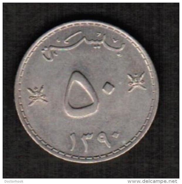 MUSCAT &amp; OMAN   50 BAISA 1970 (AH 1390)  (KM # 40) #5087 - Oman