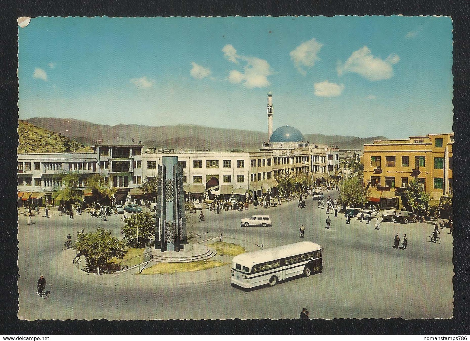 Afghanistan Picture Postcard Maiwand Monument Kabul View Card - Afghanistan