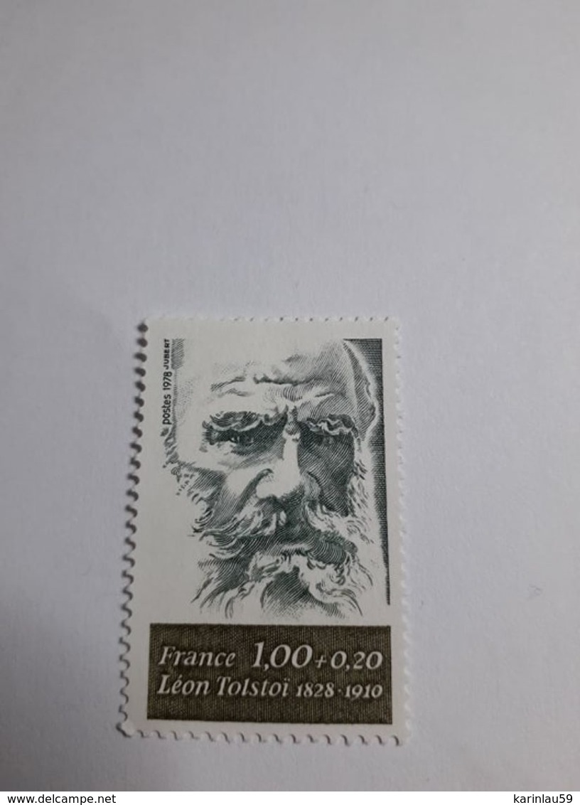 Timbre France 1978 - N° 1989 - Léon Tolstoï - Neuf - Unused Stamps