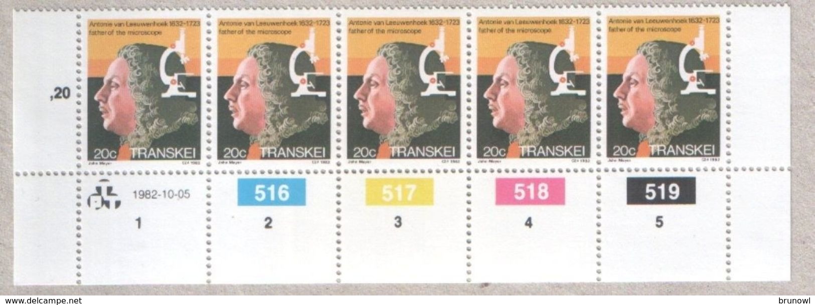 Transkei Blocks Of MNH Stamps From 1982 Medical Scientists - Transkei