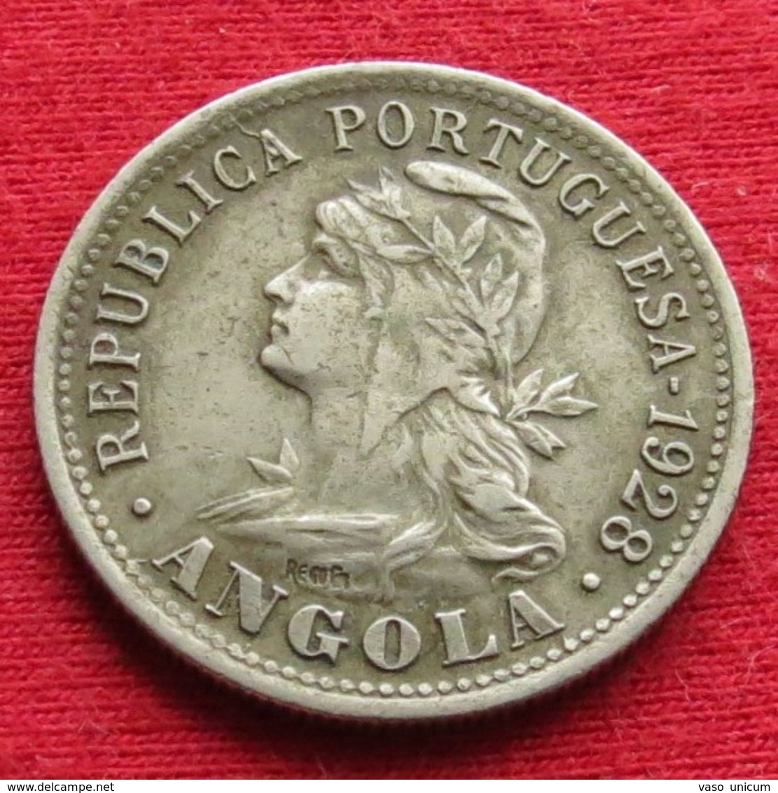 Angola  4 Macuta 1928  #1 - Angola