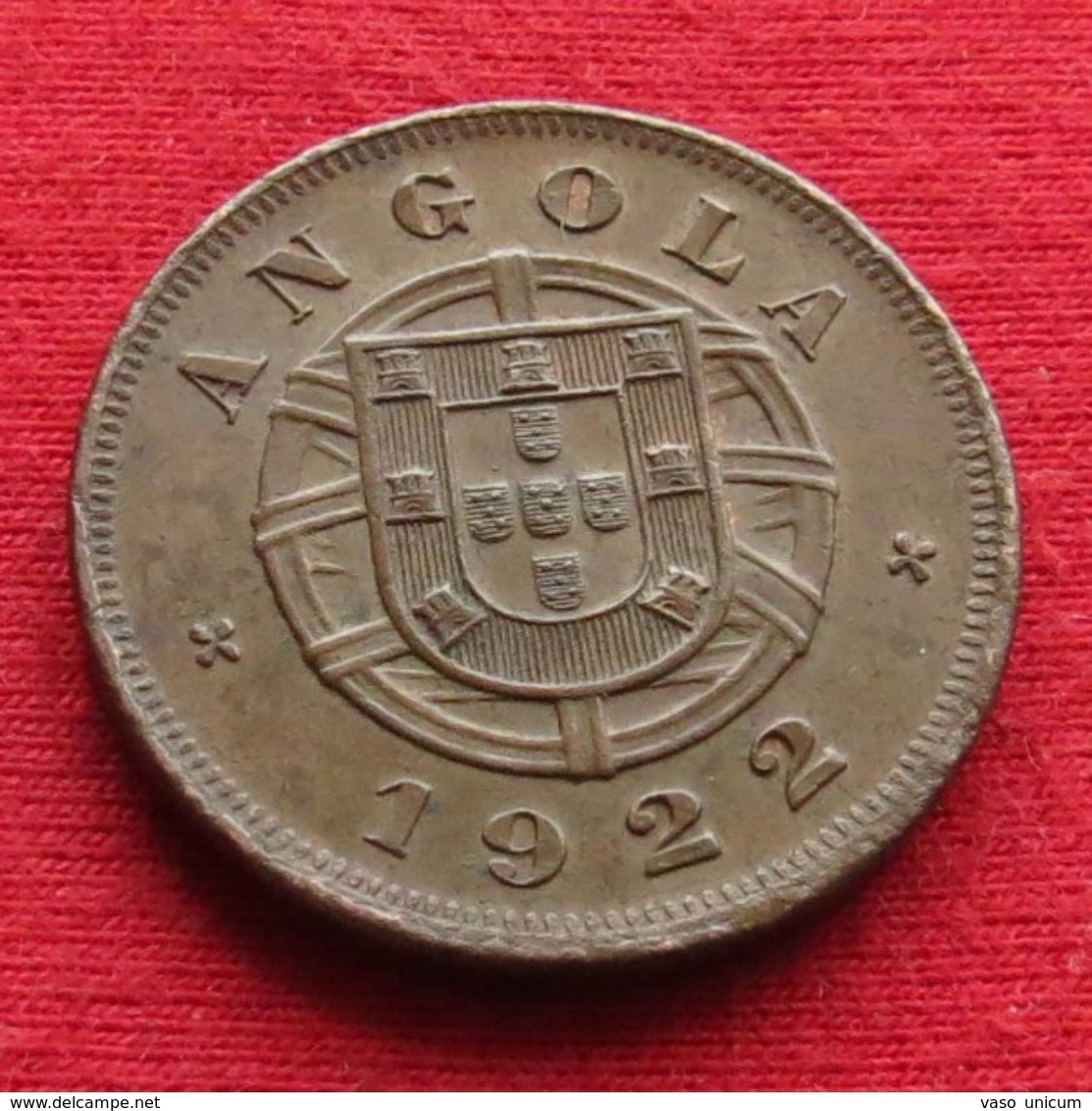 Angola  5 Centavos 1922  #1 - Angola