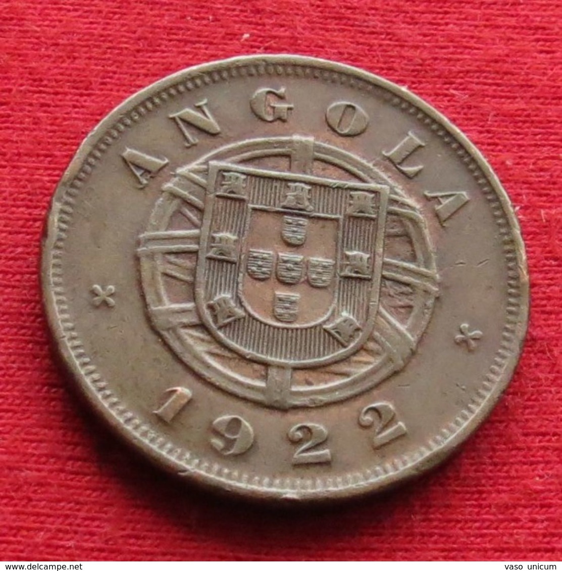 Angola  5 Centavos 1922  #2 - Angola