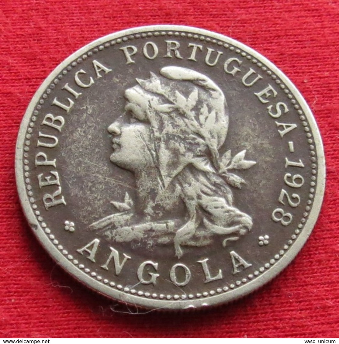 Angola  50 Centavos 1928  #1 - Angola