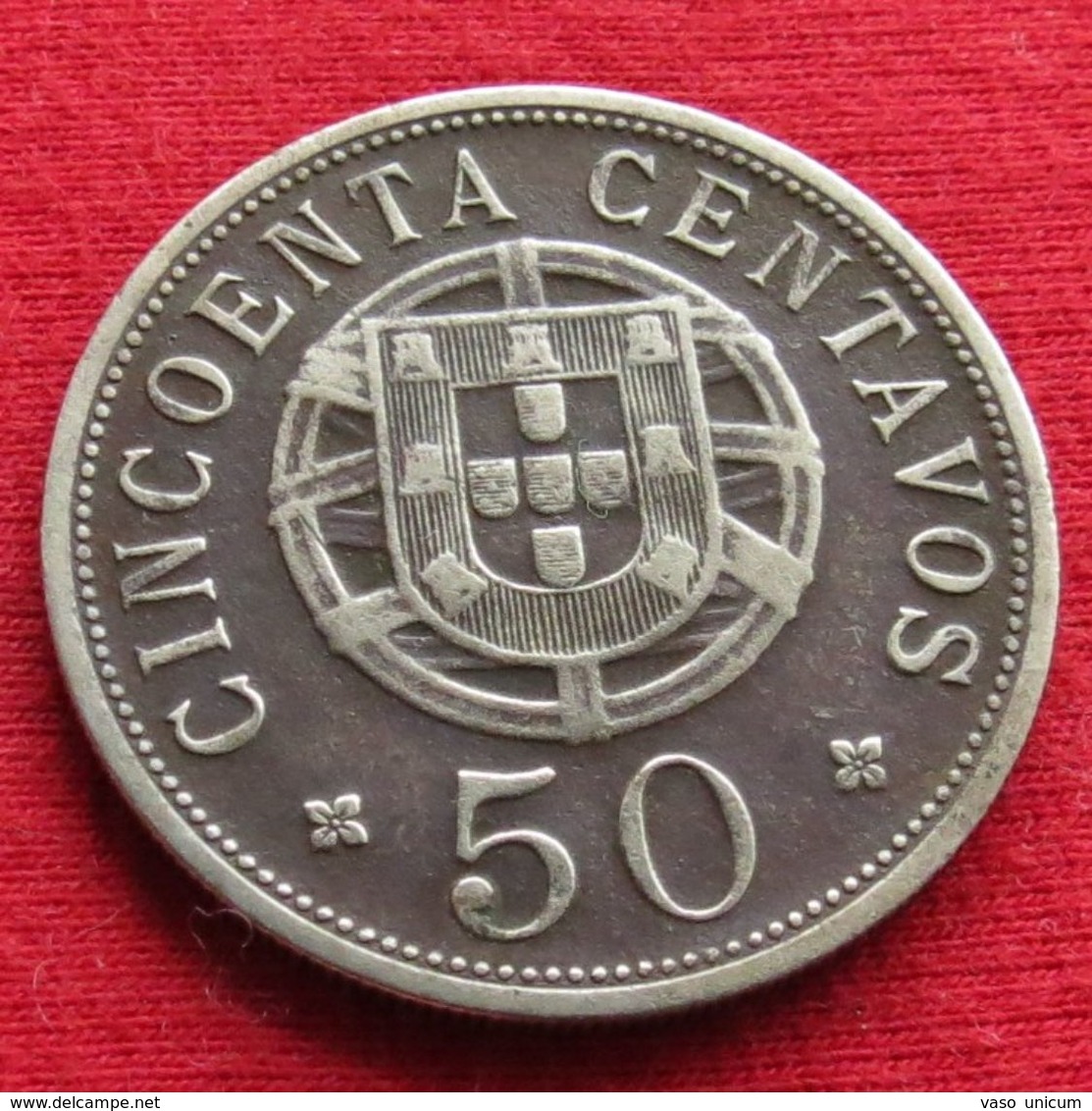 Angola  50 Centavos 1928  #1 - Angola